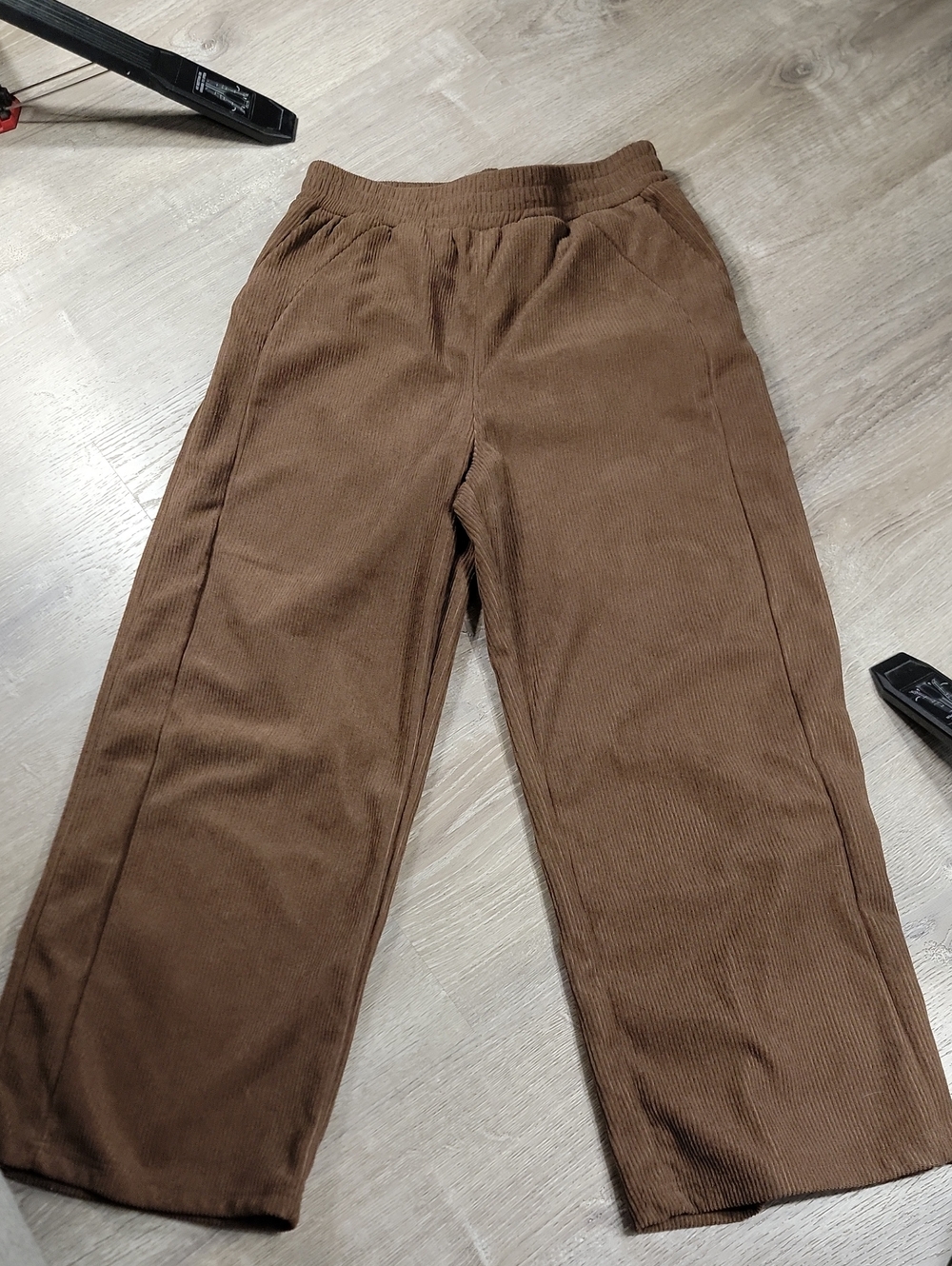 Women Brown Corduroy Pants